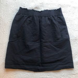 J Crew Linen Skirt in Navy